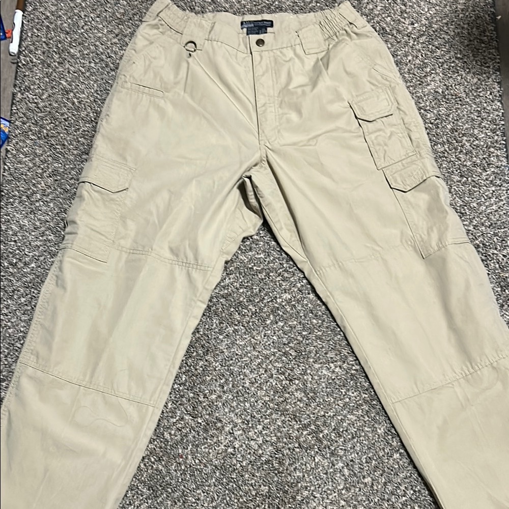 Men's Beige Cargo Pants